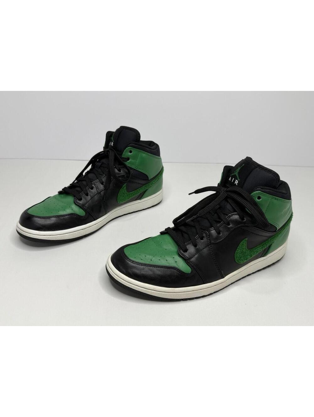 Nike Air Jordan 1 Size 13 Mid Phat Premier 375173 Boston Celtics OG Shoes P94